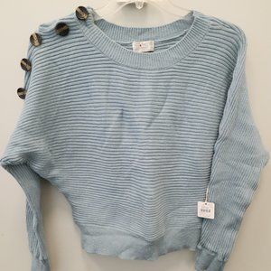 Poof! Apparel Ribbed Sweater